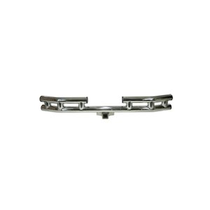 Jeep Wrangler Bumper - Rear - Rugged Ridge - 3-Inch Tube - Stainless Steel - `55-`06